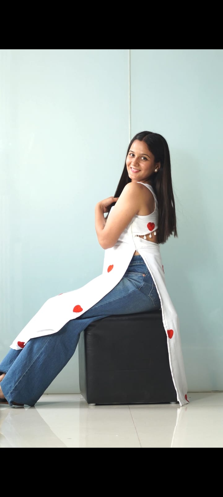 Antara Back Cut long kurti