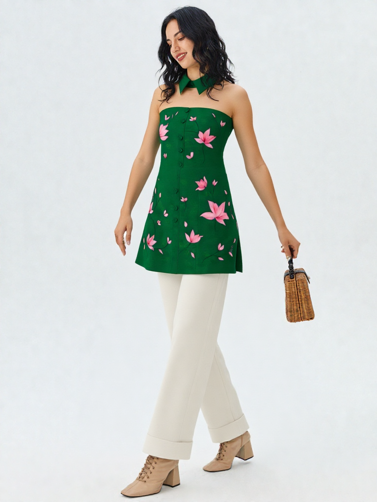 Tube Kurti With Collar